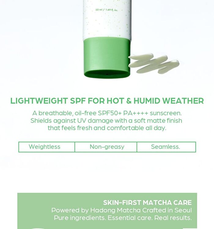 Matcha Light Sun Cream - 50ml
