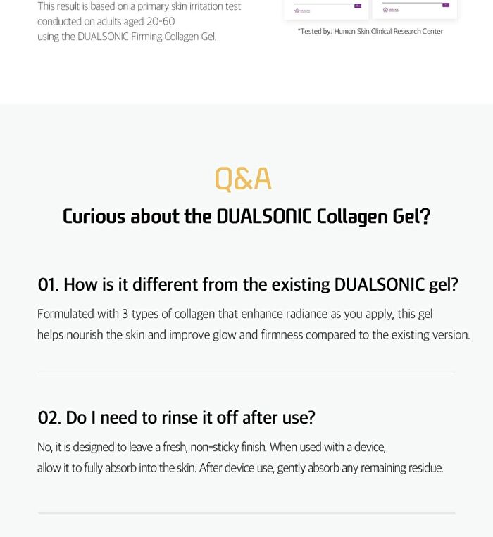 Dualsonic Firming Collagen Gel - 150ml