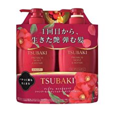 Shiseido Tsubaki Premium Moist & Repair Shampoo & Conditioner Set - 450ml x 2