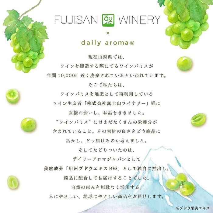 Mount Fuji Green Grape Mini Hand Cream - 20g
