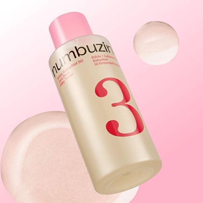 numbuzin No.3 Bifida Bakuchiol 50 Zero Pore Milky Toner - 200ml