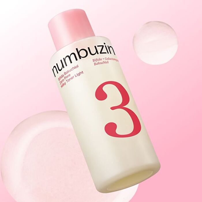 numbuzin No.3 Bifida Bakuchiol Zero Pore Milky Toner Light - 200ml