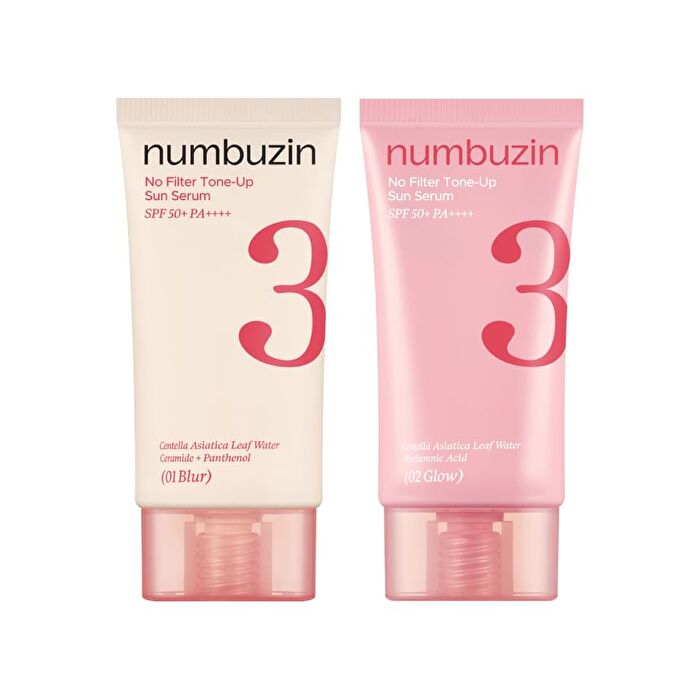 numbuzin No.3 No Filter Tone-Up Sun Serum - 2 Types - #02 Glow