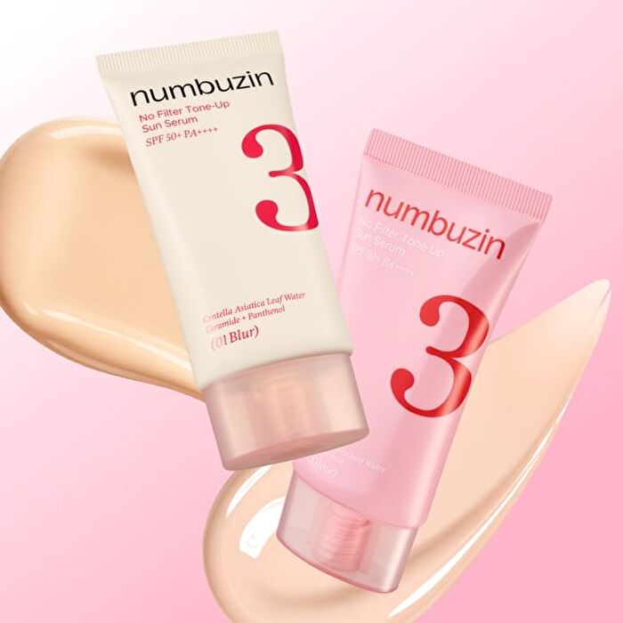 numbuzin No.3 No Filter Tone-Up Sun Serum - 2 Types - #02 Glow