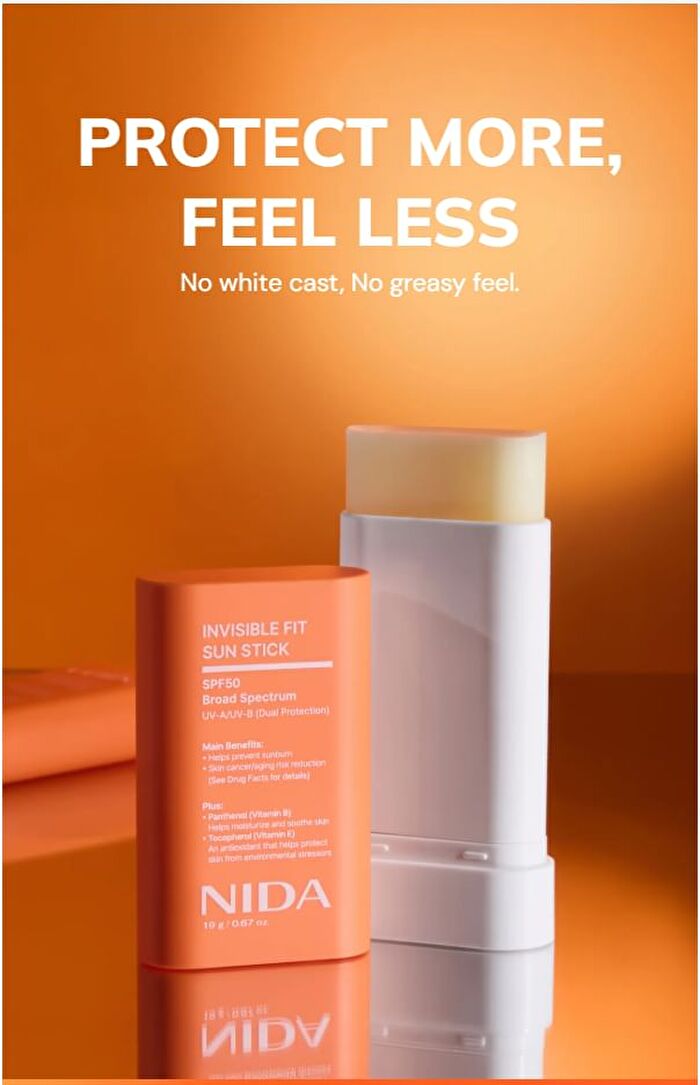 Nida Invisible Fit Sun Stick - 19g