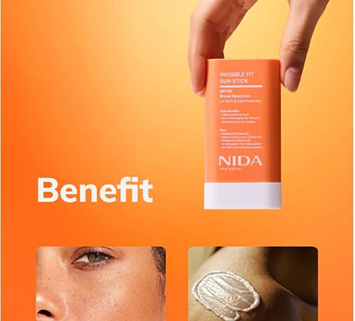 Nida Invisible Fit Sun Stick - 19g