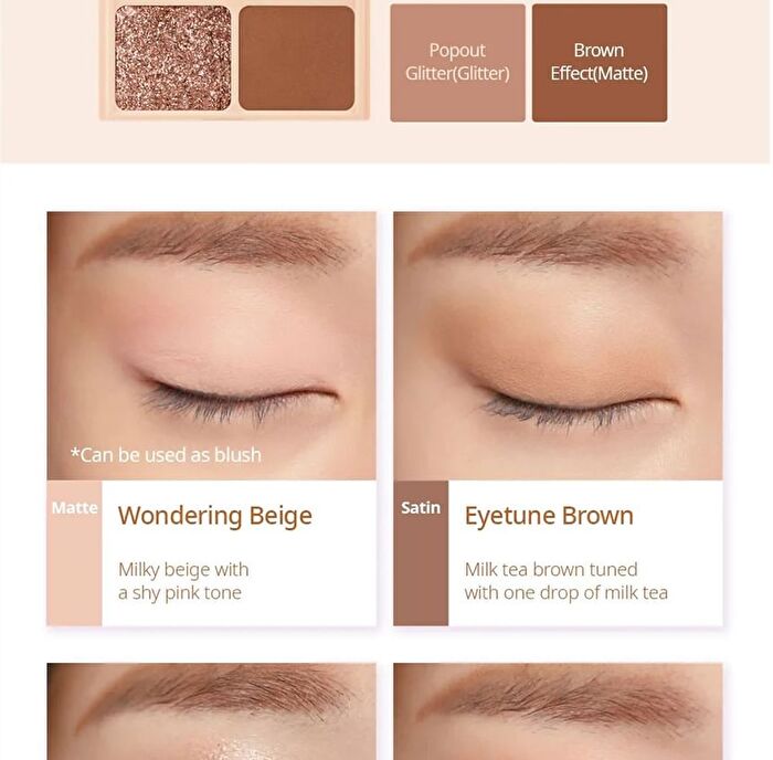 peripera Ink Pocket Shadow Palette - 4 Types - #13 Aegyosal Should I?