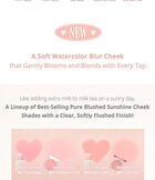 peripera Blurry Tok Cheek - 5 Colors - #01 Pink Frappe