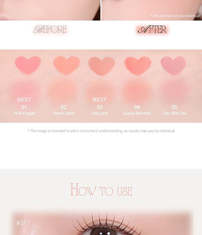peripera Blurry Tok Cheek - 5 Colors - #05 Chai Taro