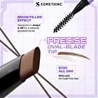 Somethinc Brow Filler Slim Retractable Eyebrow - Dark Brown