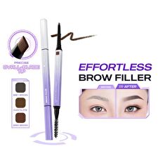 Somethinc Brow Filler Slim Retractable Eyebrow - Dark Brown