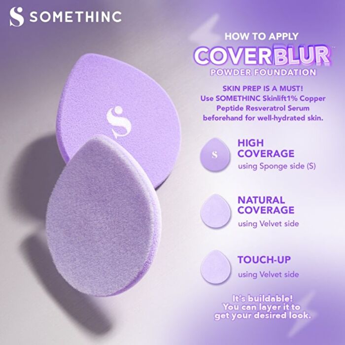 Somethinc Copy Paste CoverBlur Powder Foundation - C03 Eclair