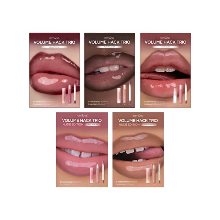 romand Volume Hack Trio - 5 Types - Berry Nude Set