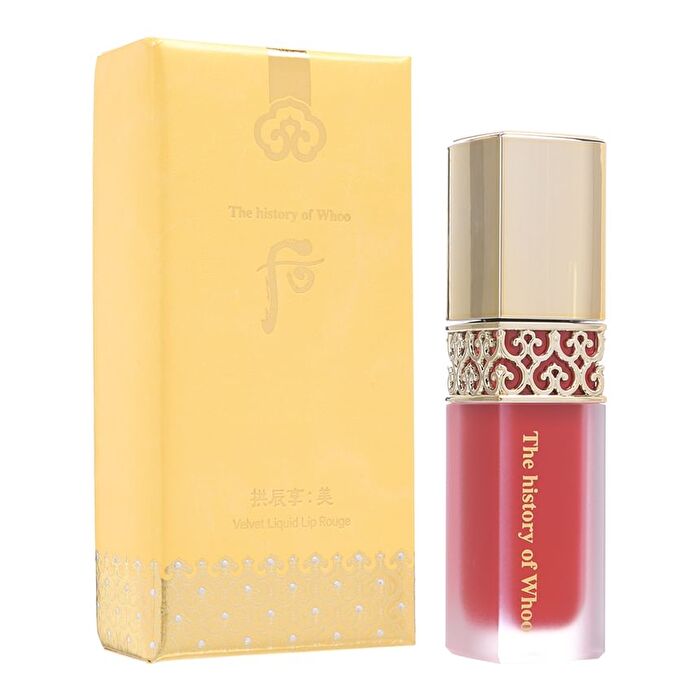 The Whoo Gongjinhyang Mi Velvet Liquid Lip Rouge - 2 Colors - #18 Rose Pink