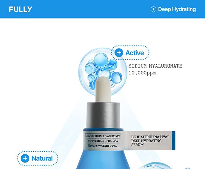 Fully Blue Spirulina Hyal Deep Hydrating Serum - 50ml