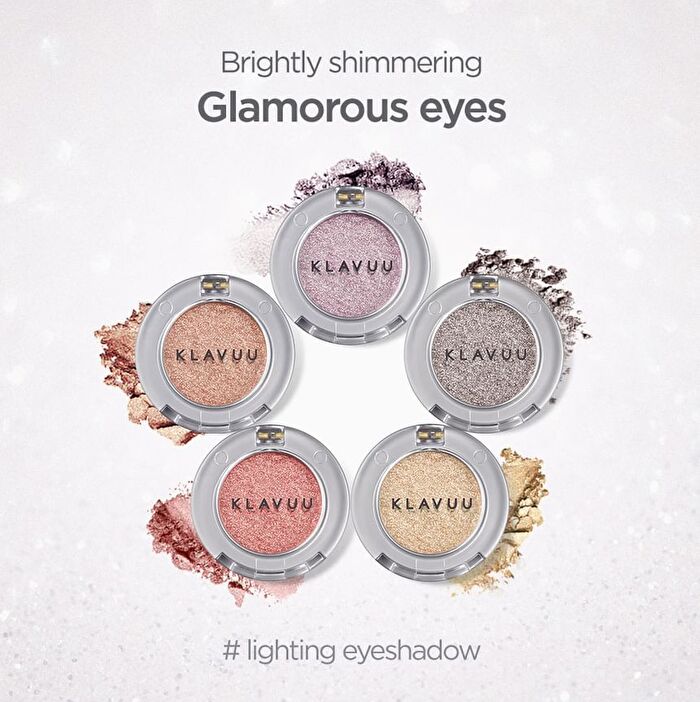 Klavuu Urban Pearlsation Sparkle Eyeshadow - 7 Colors - #SP7 Rose Muhly