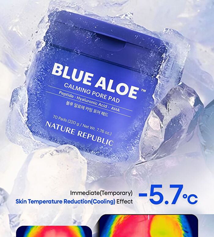 Blue Aloe Calming Pore Pad - 70 pads