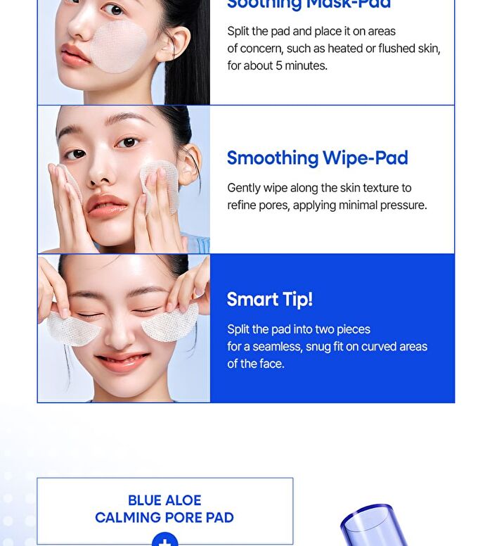 Blue Aloe Calming Pore Pad - 70 pads