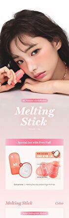 Butter Melting Stick Blusher Set - 5 Colors - #05 Lavender Butter