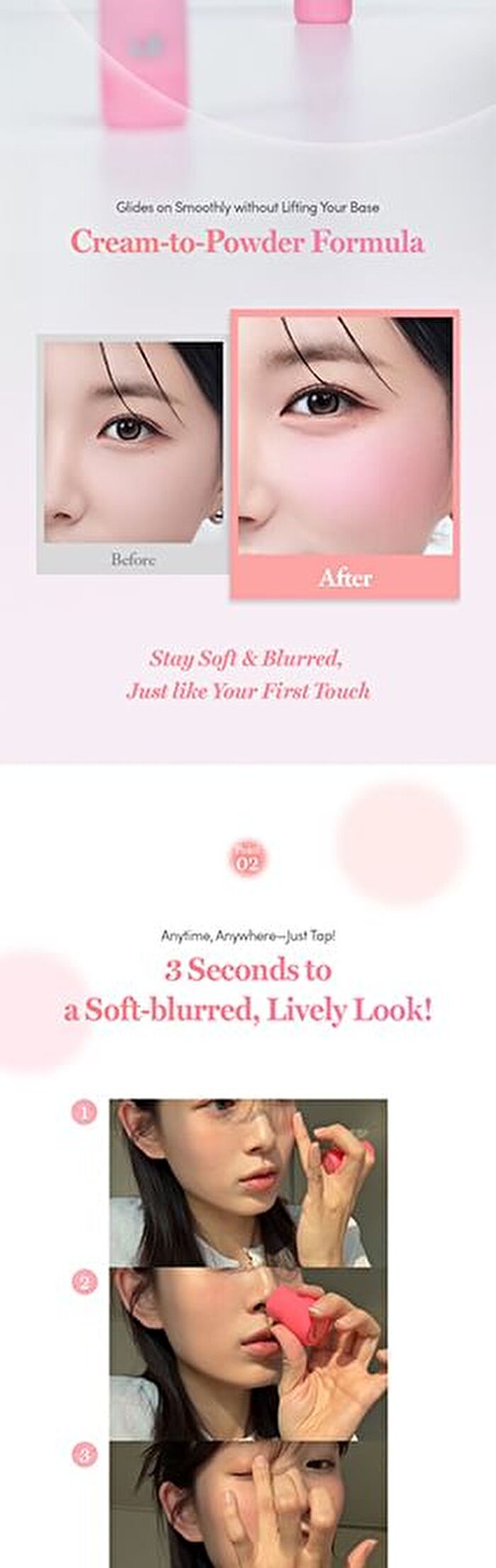 Butter Melting Stick Blusher Set - 5 Colors - #05 Lavender Butter