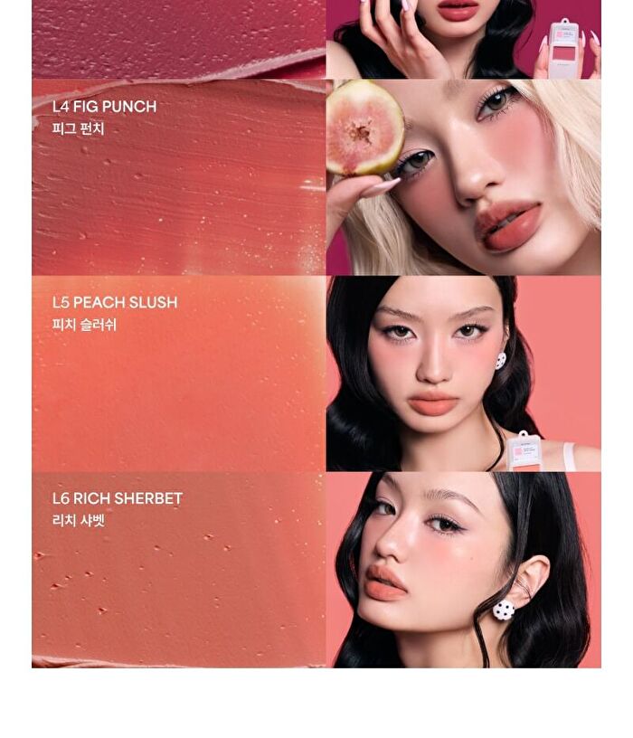 Entropy Slide-up Lip & Cheek Smoothie Edition - 6 Colors - #193C Apple Blend
