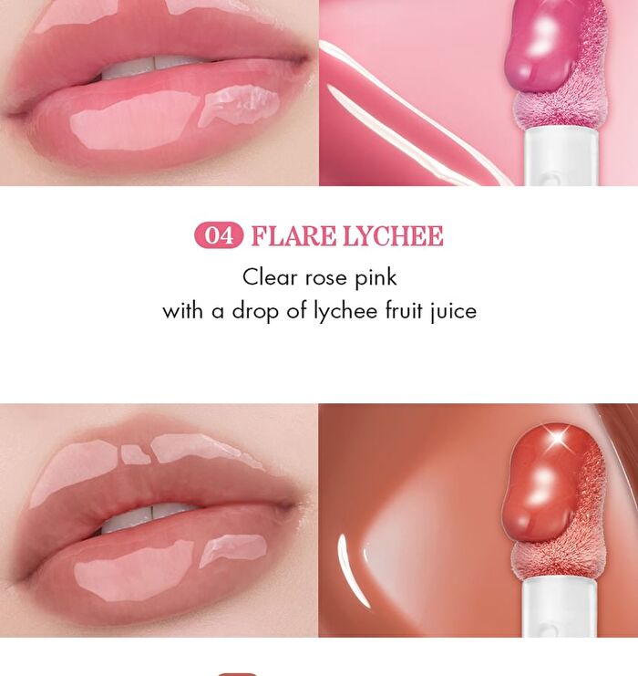 Juicy Flash Lip Oil - 9 Colors - #08 Raspberry Syrup
