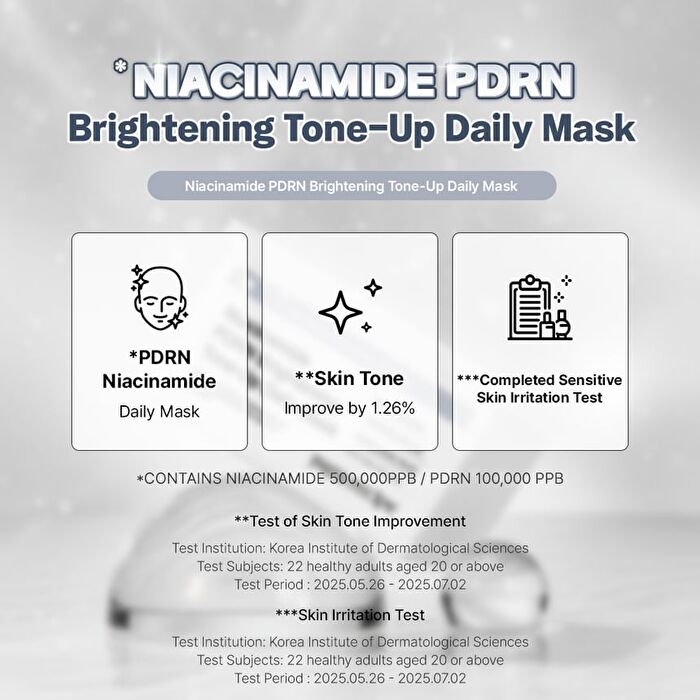 papa recipe Niacinamide PDRN Brightening Tone-Up Daily Mask - 30 sheets