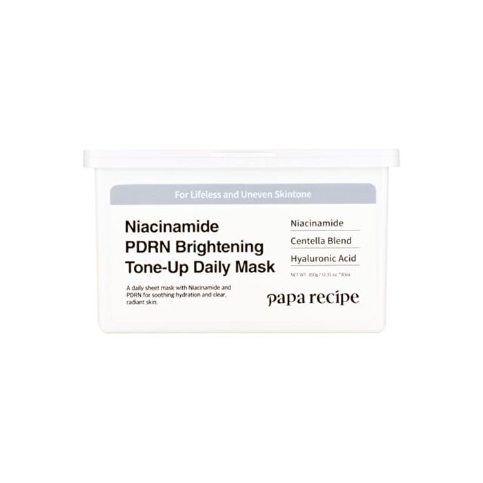papa recipe Niacinamide PDRN Brightening Tone-Up Daily Mask - 30 sheets
