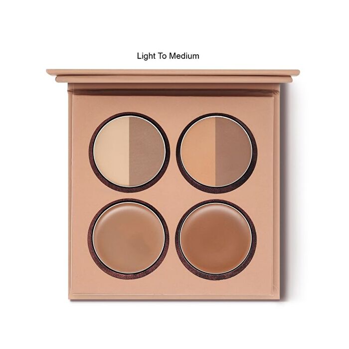 Better Brows Mini Eyebrow Palette - 2 Types - Light To Medium - 5.04g