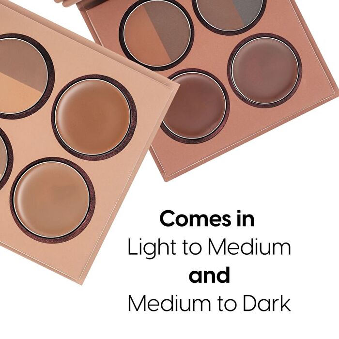 Better Brows Mini Eyebrow Palette - 2 Types - Medium To Dark - 5.04g