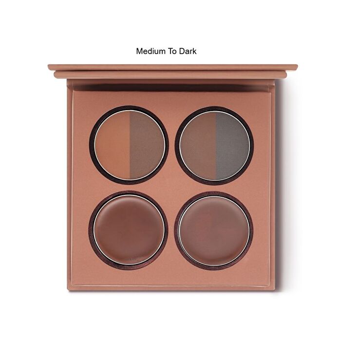 Better Brows Mini Eyebrow Palette - 2 Types - Medium To Dark - 5.04g