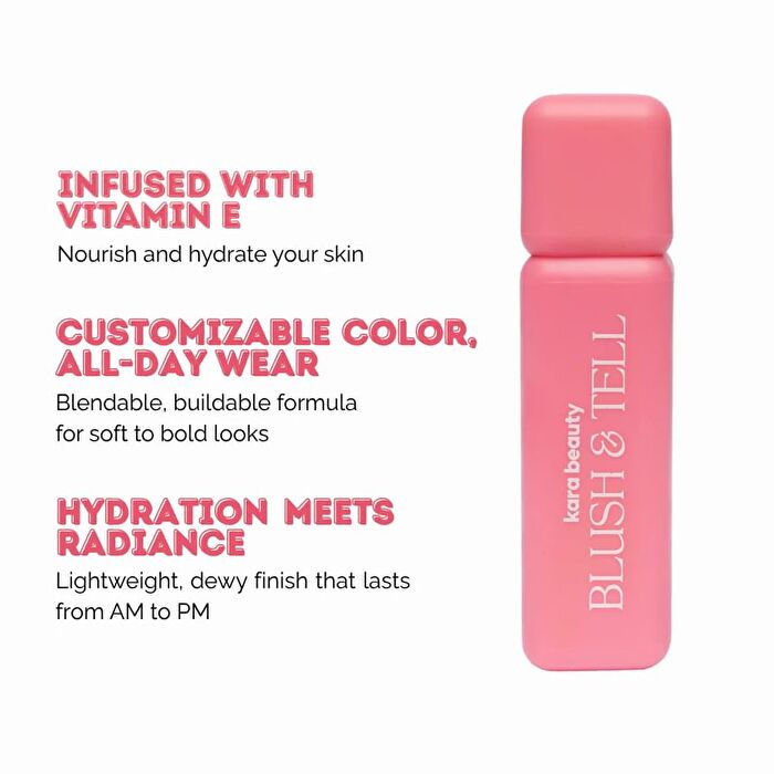 Blush & Tell Nourishing Liquid Blush - 8 Colors - Bashful - 5g