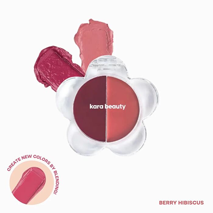 Flora Flush Lip & Cheek Cream - 3 Colors - Berry Hibiscus - 1.6g