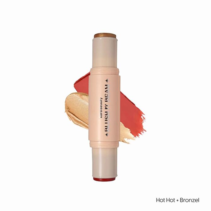 Blush N\' Beam Highlighter & Blush Stick - 5 Colors - Bronzé + Hot Ho - 14g