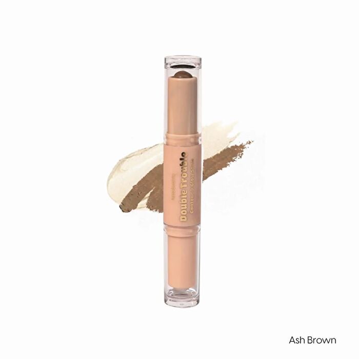 Double Trouble Contour & Glow Stick - 3 Colors - Ash Brown - 4g