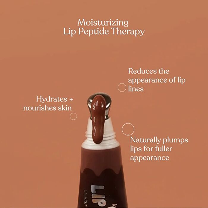 Lip Syrup Moisturizing Peptide Therapy - 4 Colors - Deep Rose - 10ml