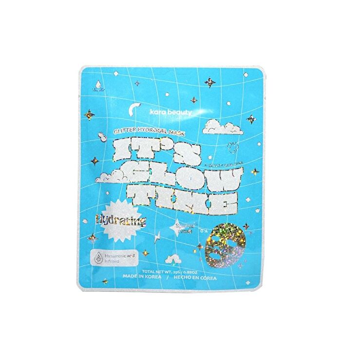 It\'s Glow Time Glitter Hydrogel Mask Sheet - 2 Types - Hydrating - 25g