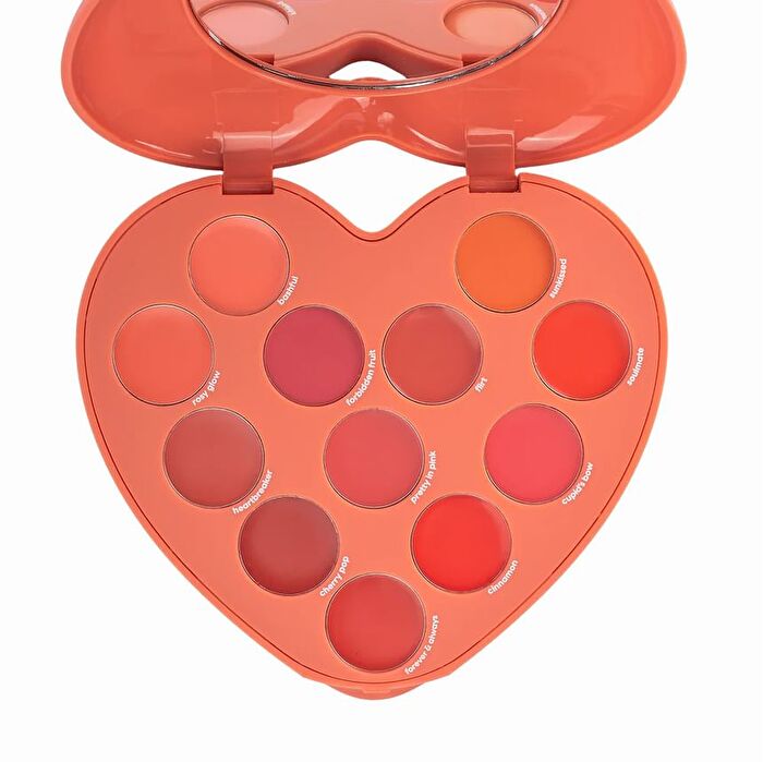 Love Locket 12 Color Lip & Cheek Palette - 7.8g