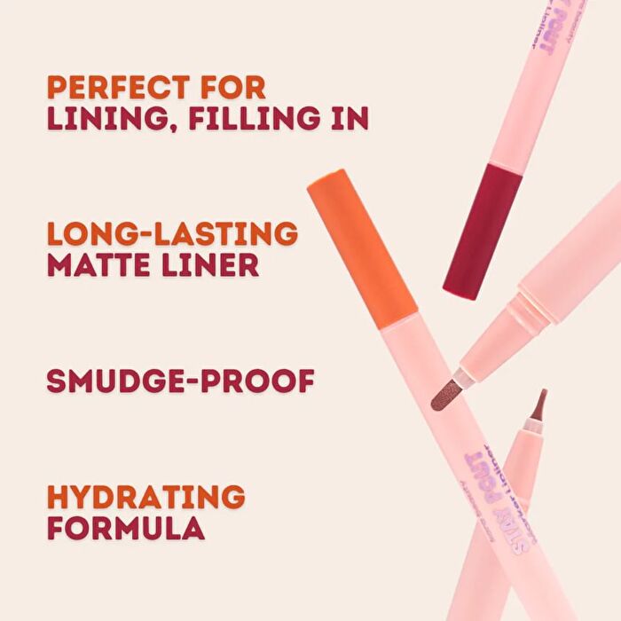 Stay Pout Marker Lipliner - 6 Colors - Spiced Chai - 0.8ml