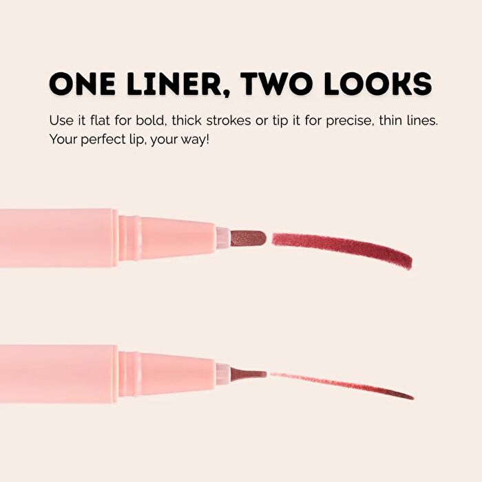 Stay Pout Marker Lipliner - 6 Colors - Spiced Chai - 0.8ml