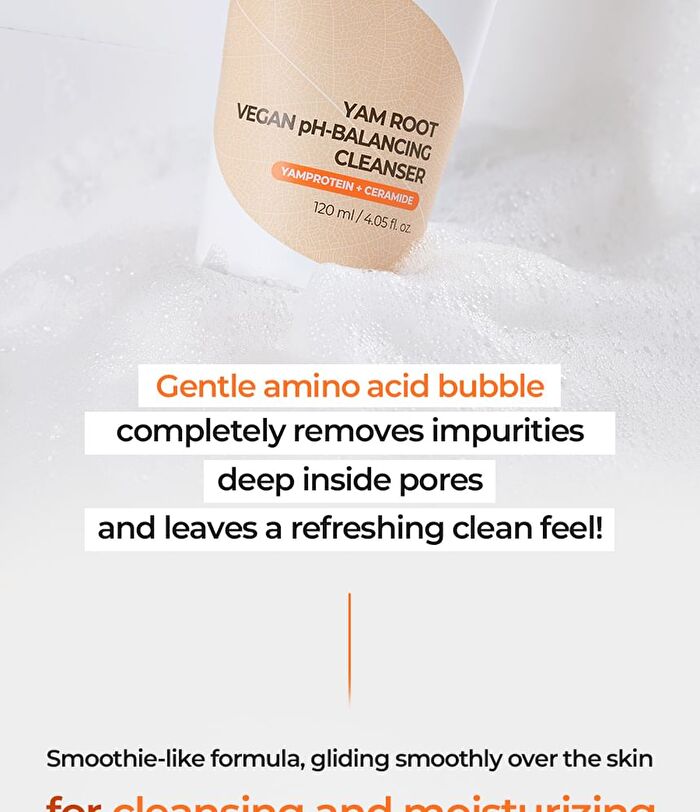 Yam Root Vegan pH-Balancing Cleanser - 120ml