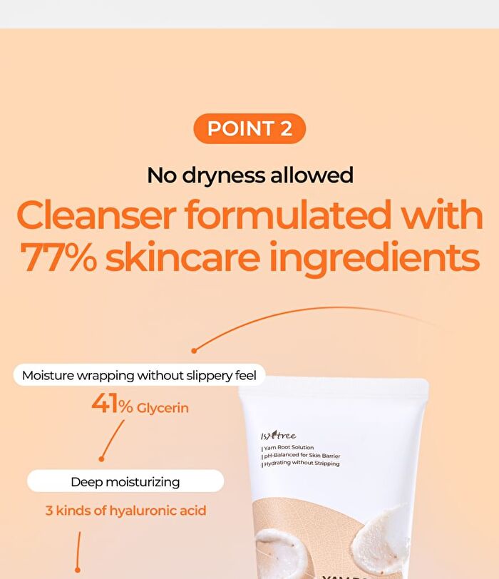 Yam Root Vegan pH-Balancing Cleanser - 120ml