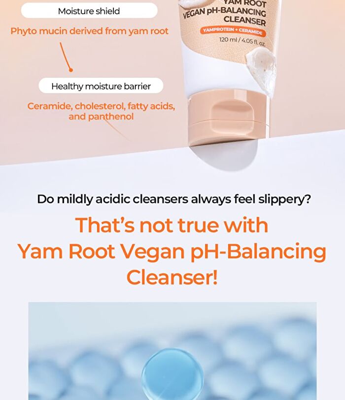 Yam Root Vegan pH-Balancing Cleanser - 120ml