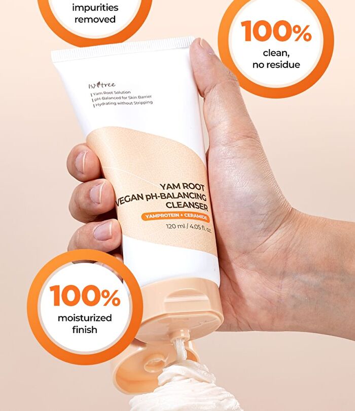 Yam Root Vegan pH-Balancing Cleanser - 120ml