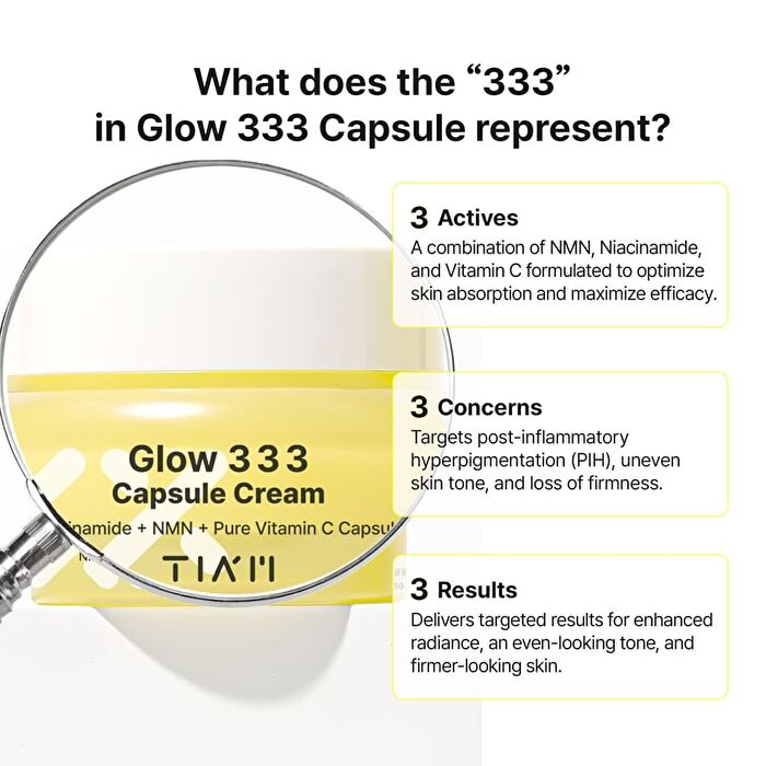 Tia\'m Glow 333 Capsule Cream - 50ml
