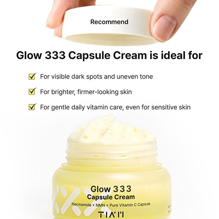 Tia\'m Glow 333 Capsule Cream - 50ml
