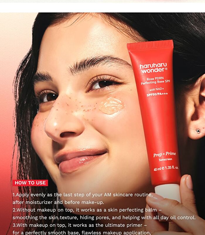 Rose PDRN Perfecting Base SPF - 40ml