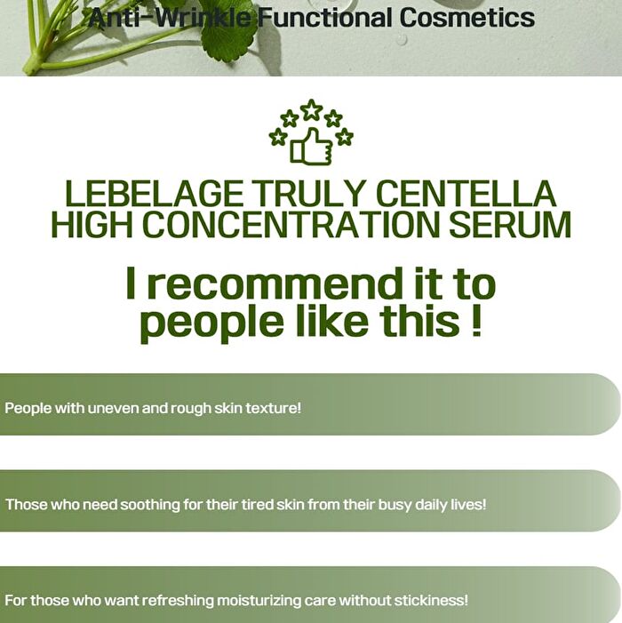 Truly High Concentration Serum - 6 Types - Centella