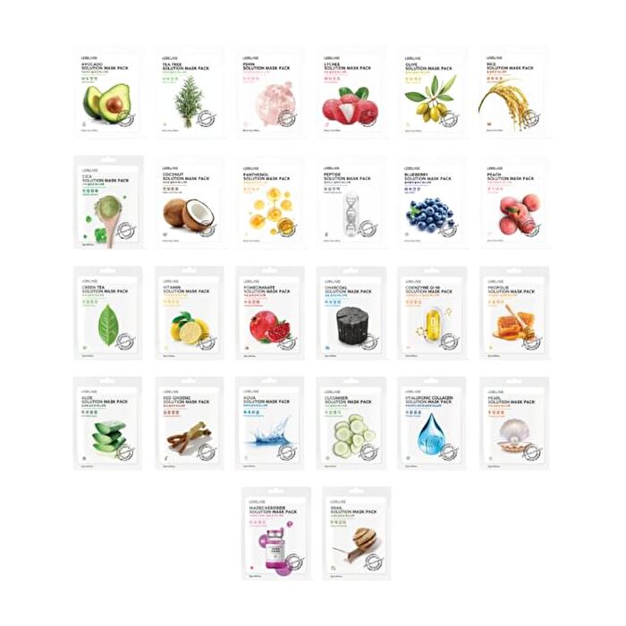 Solution Mask Pack - 26 Types - Lychee