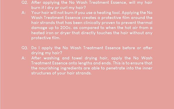 No Wash Keratin Hair Treatment Essence - 200ml